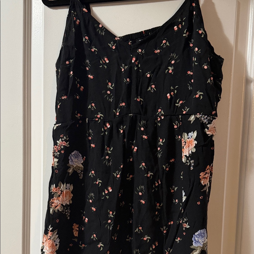 Torrid Black Floral Camisole